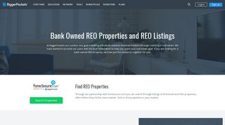 Bank REOs: Locate Bank Owned REO Properties & Foreclosure Listings