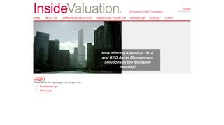 Login | Welcome to InsideValuation, A Division of LRES