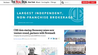 Reonomy | Real Estate Tech Startups | Newmark Knight Frank