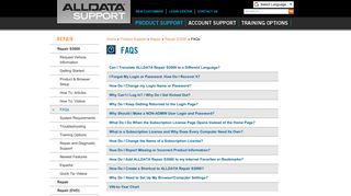 ALLDATA Repair S3000 FAQs - ALLDATA Support