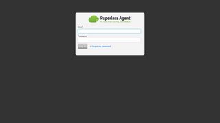 The Paperless Agent - Log in