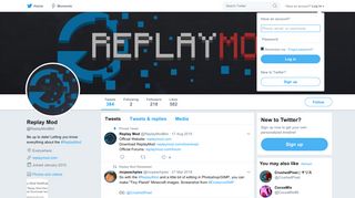 Replay Mod (@ReplayModBot) | Twitter