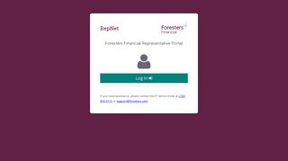 Log In - RepNet - Foresters Financial Services, Inc.