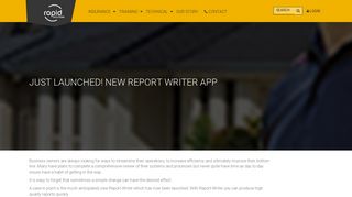 Just launched! NEW Report Writer App - Rapid Solutions