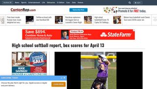 High school softball report, box scores for April 13 - News - The ...