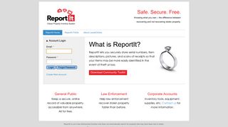 ReportIt: Citizen Property Inventory System by LeadsOnline