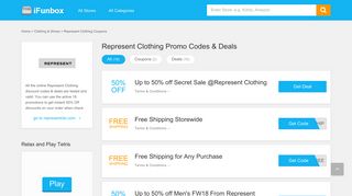 50% Off Represent Clothing Coupon Codes, Promo Codes | Verified ...