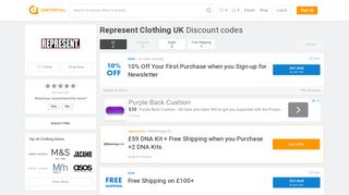 Up to 10% off Represent Clothing UK Coupon, Promo Code Feb 2019