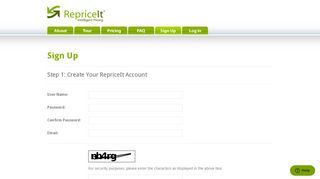 Sign Up - RepriceIt - Reprice your Amazon.com inventory, the way you ...