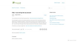 FAQ - I can not log into my account – RepriceIT.com Support