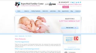 New patients - ReproMed Fertility Center Dallas | Tyler, McKinney