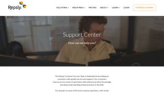 Customer Support Center - Repsly