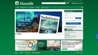 Repsource login - Manulife