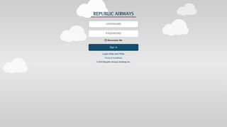 RJET Remote Login - Republic Airways
