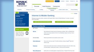Internet & Mobile Banking | Republic Bank