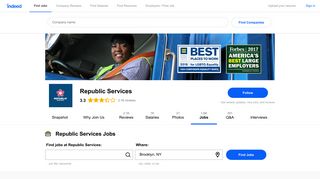 Jobs at Republic Services | Indeed.com