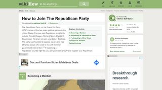 3 Ways to Join The Republican Party - wikiHow