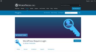 WordPress Require Login | WordPress.org