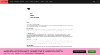 watch [as] FAQ - Adult Swim