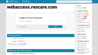 webaccess.rescare.com - Rescare Webaccess | IPAddress.com