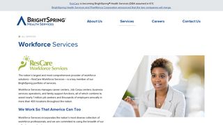 Workforce Services - BrightSpring Health Services
