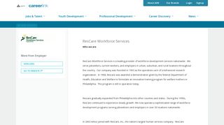 ResCare Workforce Services Careers | Careerlink