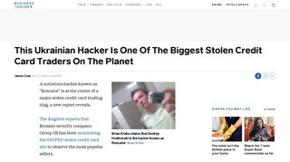 Ukrainian Hacker Rescator Dominates Stolen Credit Card Industry ...
