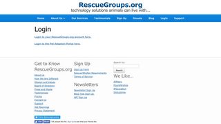 Login | RescueGroups.org