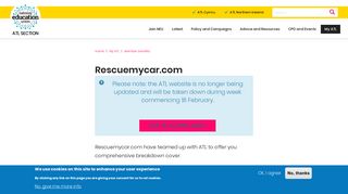 Rescuemycar.com | ATL - The Education Union