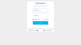 app.restaurantdiary.com/login