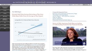The National Bureau of Economic Research