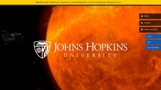 Johns Hopkins University: Home