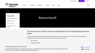 ResearcherID - Clarivate