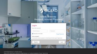 Gilead Research Scholars :: Login