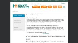 Sign up with ResearchMatch
