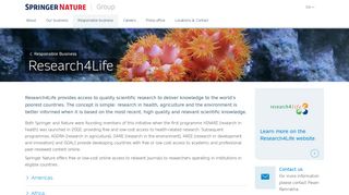Research for Life | Group | Springer Nature