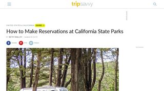 How to Make California State Park Camping Reservations - TripSavvy