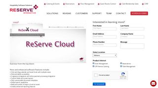 ReServe Cloud - ReServe Interactive