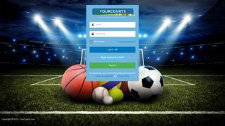 Login - YourCourts.com - Cloud-based Reservations