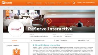 64 Customer Reviews & Customer References of ReServe Interactive ...