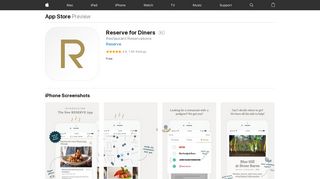 Reserve for Diners on the App Store - iTunes - Apple