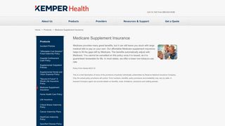 Medicare Supplemental Insurance | Reserve National Insurance ...