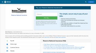 Reserve National Insurance: Login, Bill Pay, Customer Service and ...