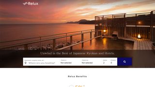 Relux: Reserve prestigious Hotels and Ryokans in Japan