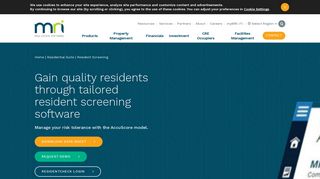 Resident Screening Software - Resident Check from MRI Software