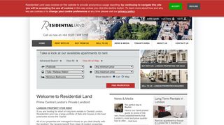 Residential Land: Central London Private Landlord & Letting Agents