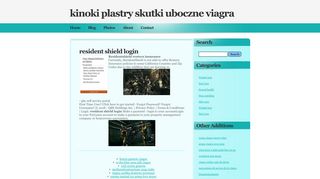 resident shield login - kinoki plastry skutki uboczne viagra