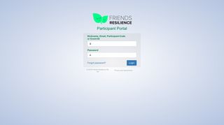 Login | Friends Resilience Participant Portal