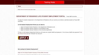 OnCampusAggies - Department of Residence Life Student ...