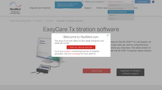 EasyCare Tx titration software | ResMed
